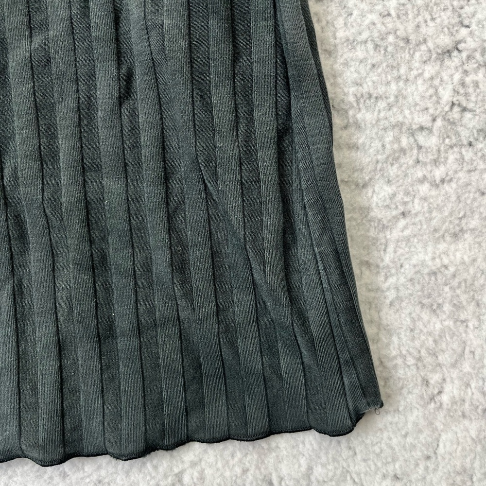 Women's Offline by Aeries Black Gray Stripe Flare Leg Pull On Leggings Size S - Picture 2 of 11